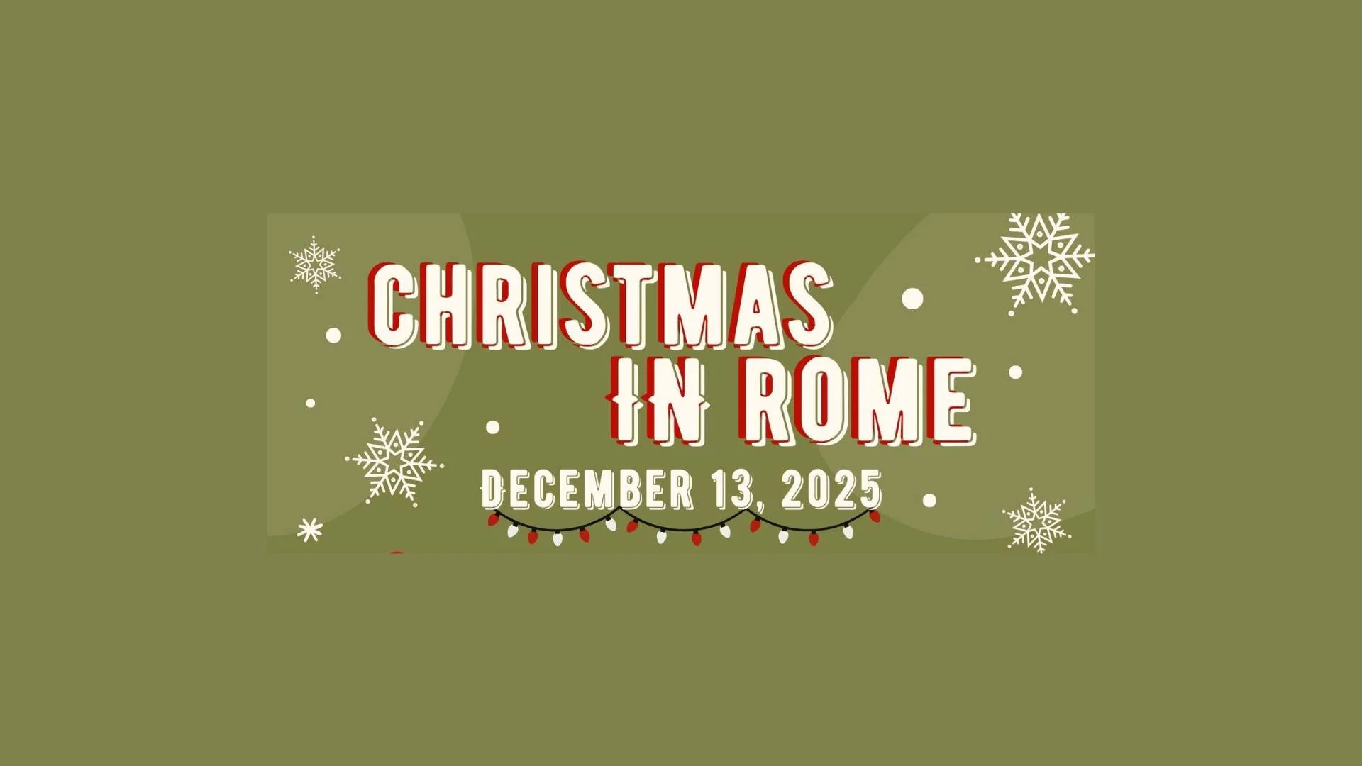 Christmas in Rome 