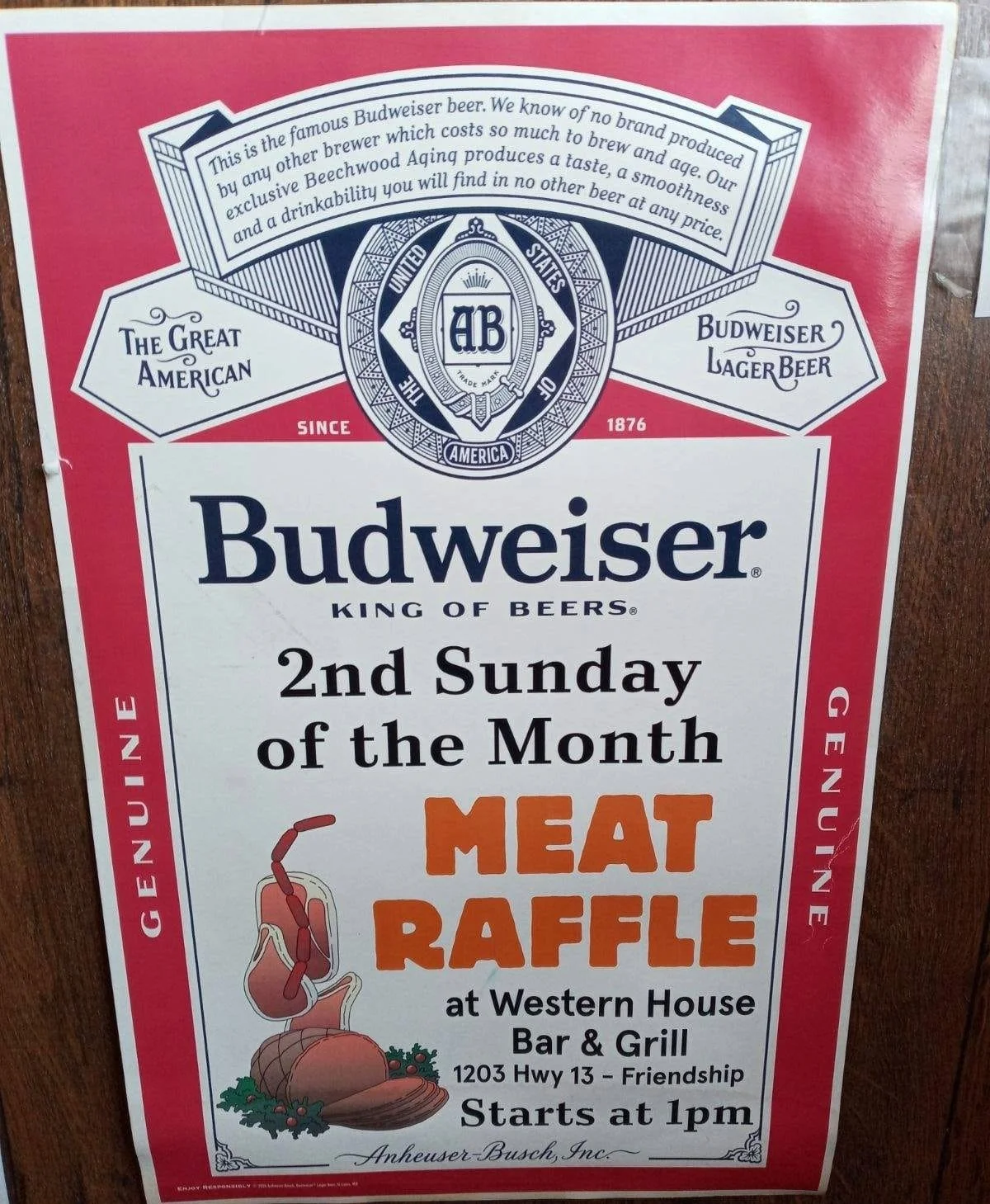 Wisconsin Calendar Raffle Meat Raffle — Visit Adams County, WI