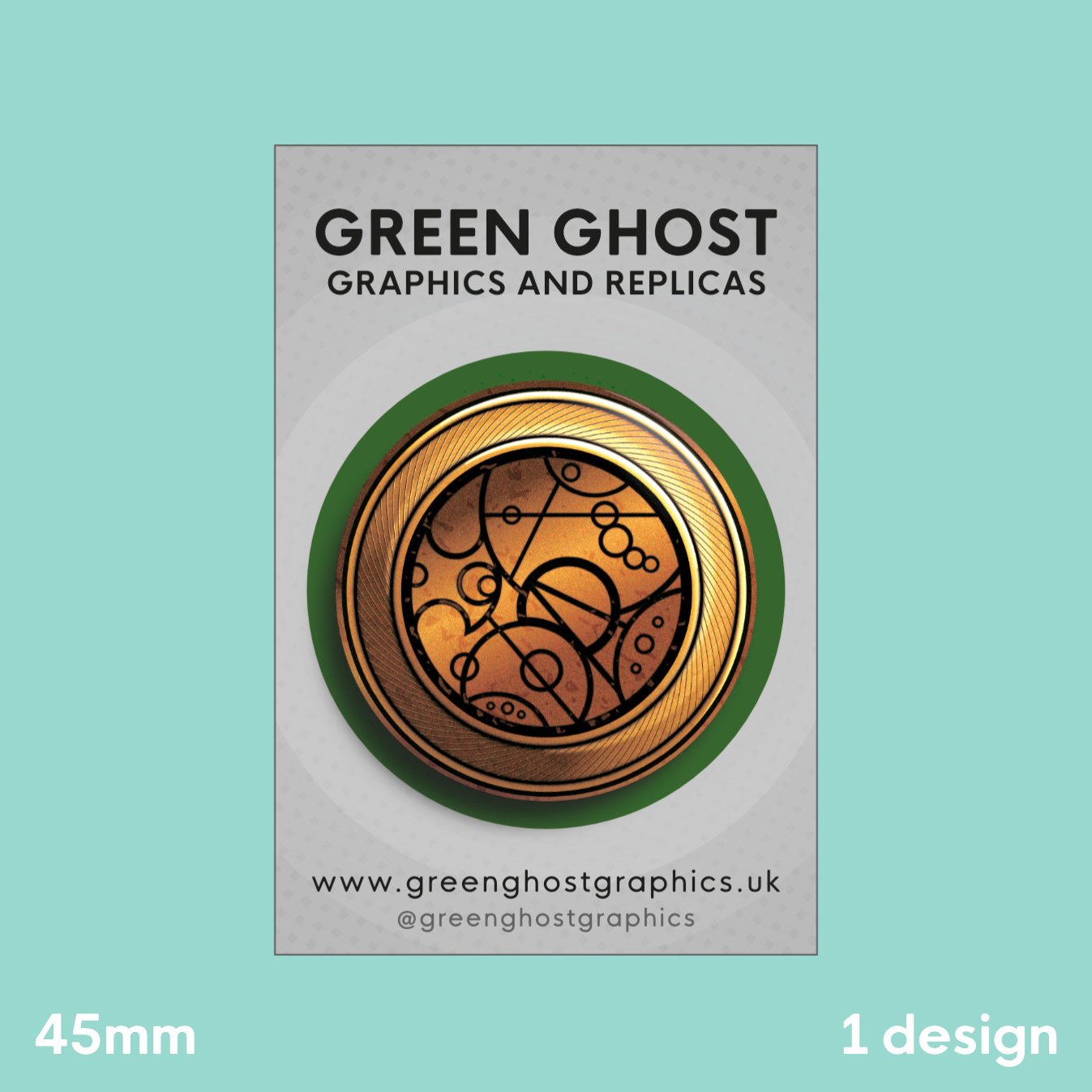 Whoniverse: Fob Watch 13th Doctor Badge | 45mm