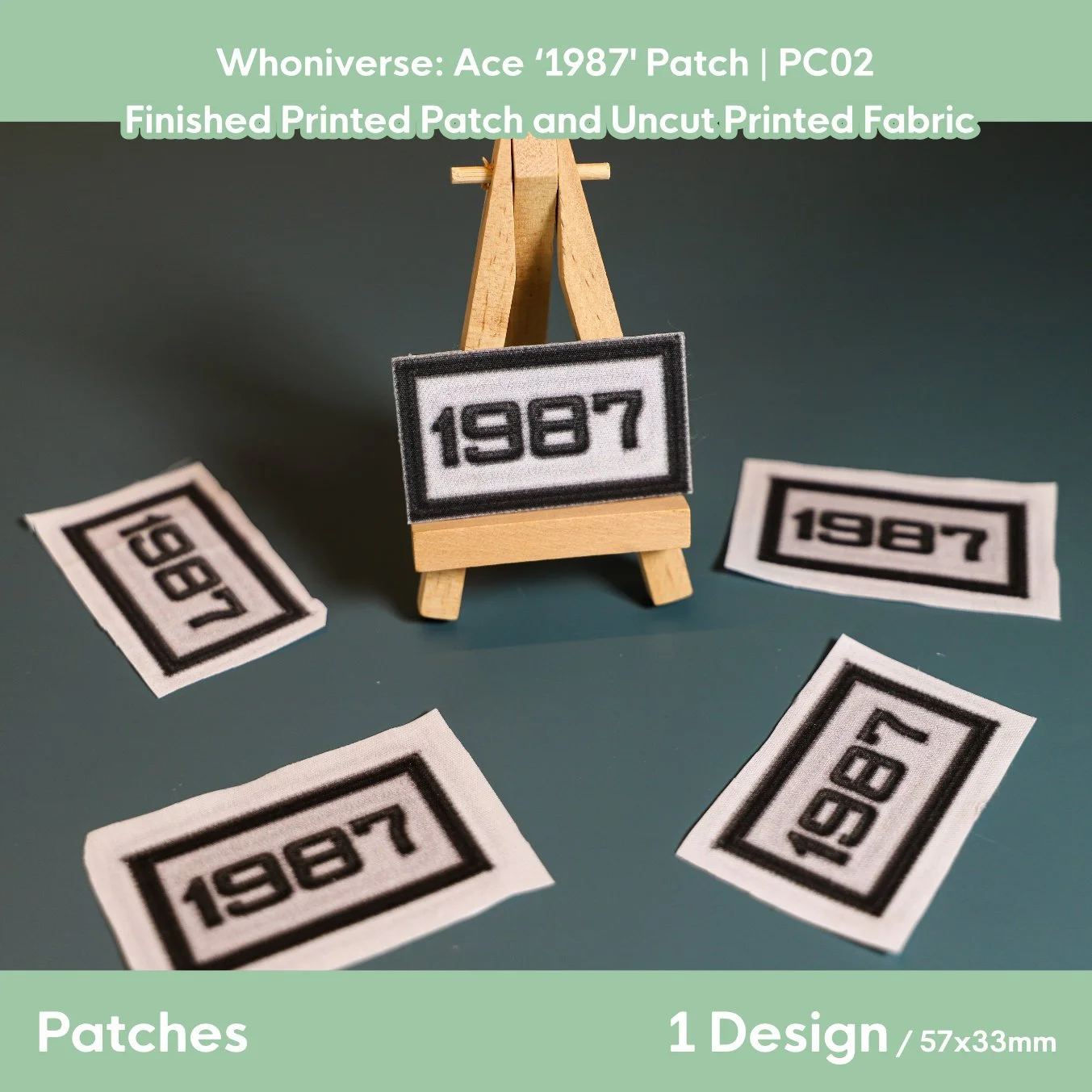Whoniverse: Ace ‘1987’ Printed Patch | 57mm x 33mm