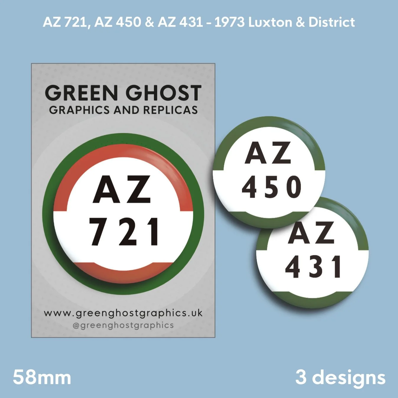 Luxton & District 1973 - AZ 721, AZ450 & AZ 431