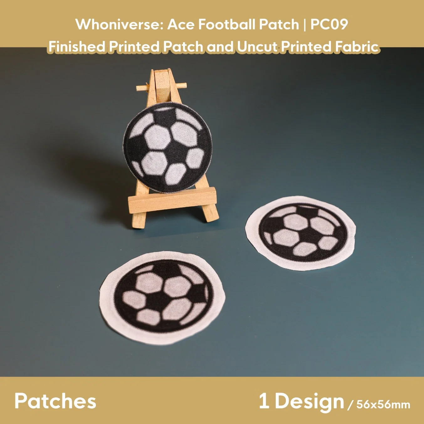 Whoniverse: Ace Football Printed Patch | 56mm x 56mm