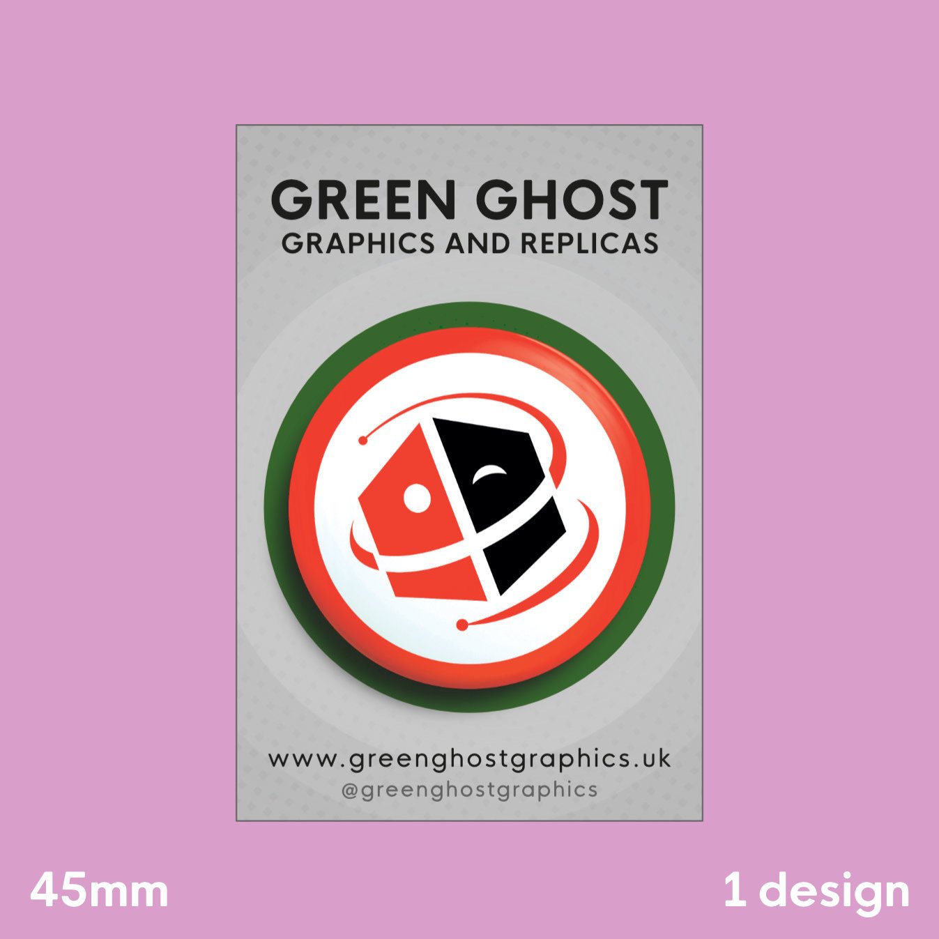 Whoniverse: Kerblam 13th Doctor Badge | 45mm