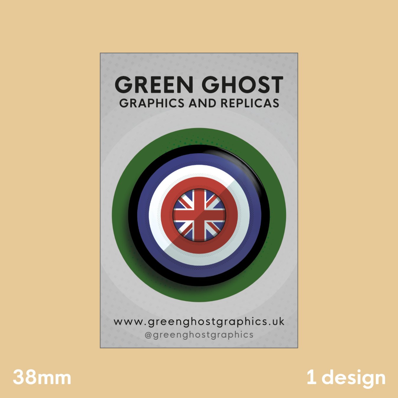 Marvel-lous: Captain Carter Shield Badge | 38mm