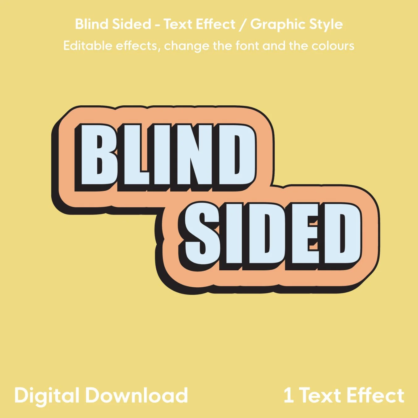 Blind Sided - 1 Text Effect / Graphic Style