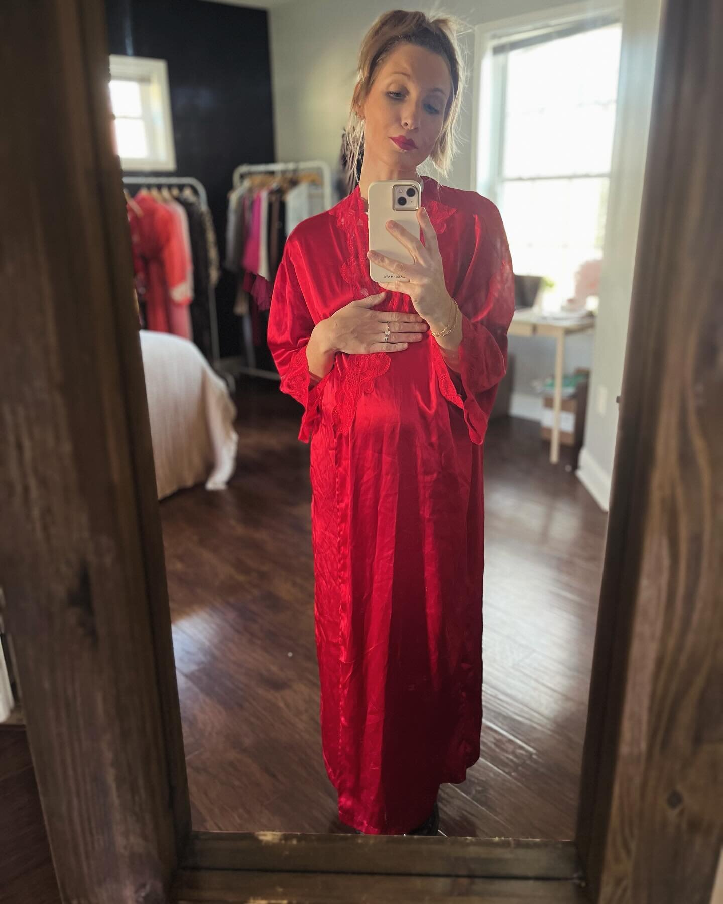 Kimono or dressing gown. You decide. 

This is a sneak peak of the VALT Valentines drop via our VALT Vintage collection. 

DM me for an in-person try-on sesh!

Xo, Ashley 💋