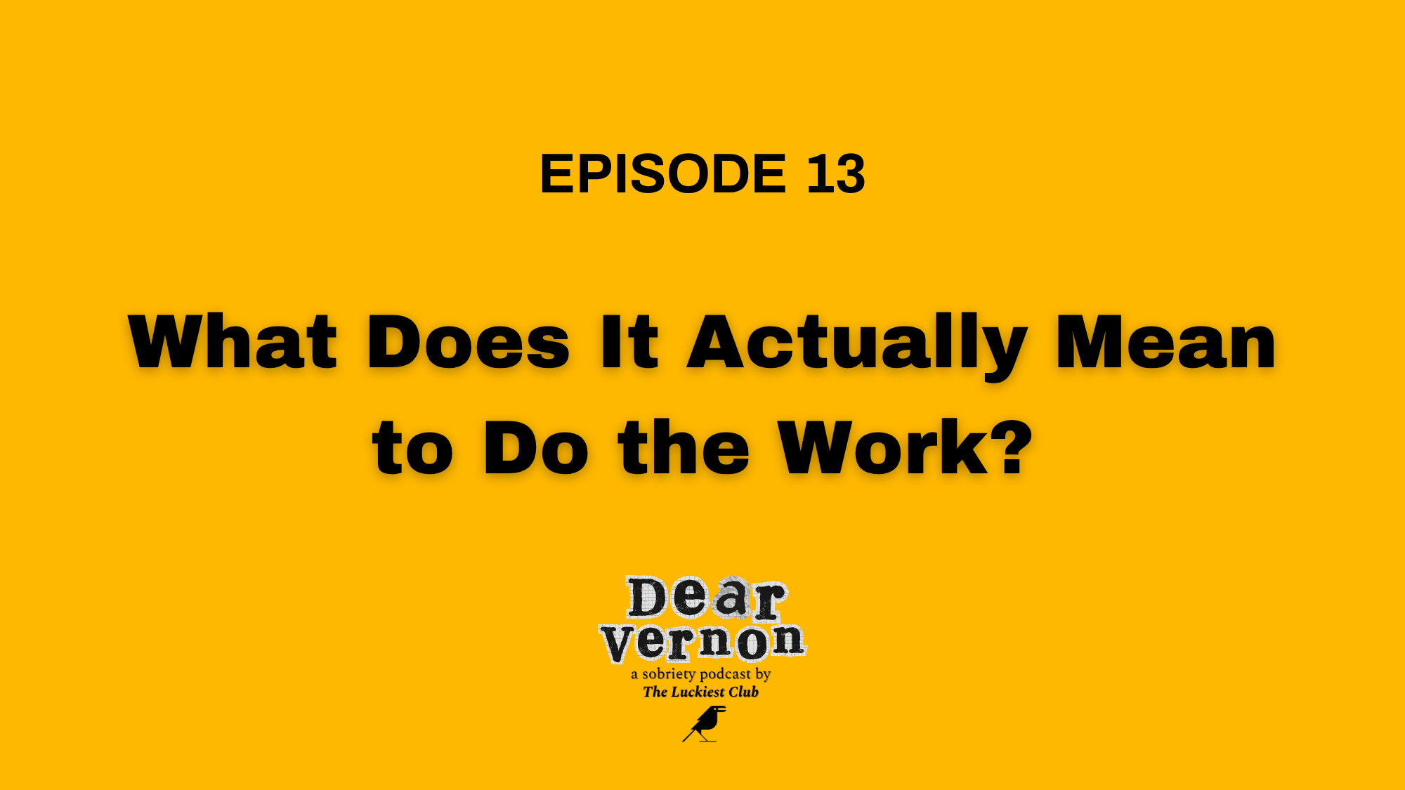 Episode 13: What Does it Actually Mean to Do the Work?