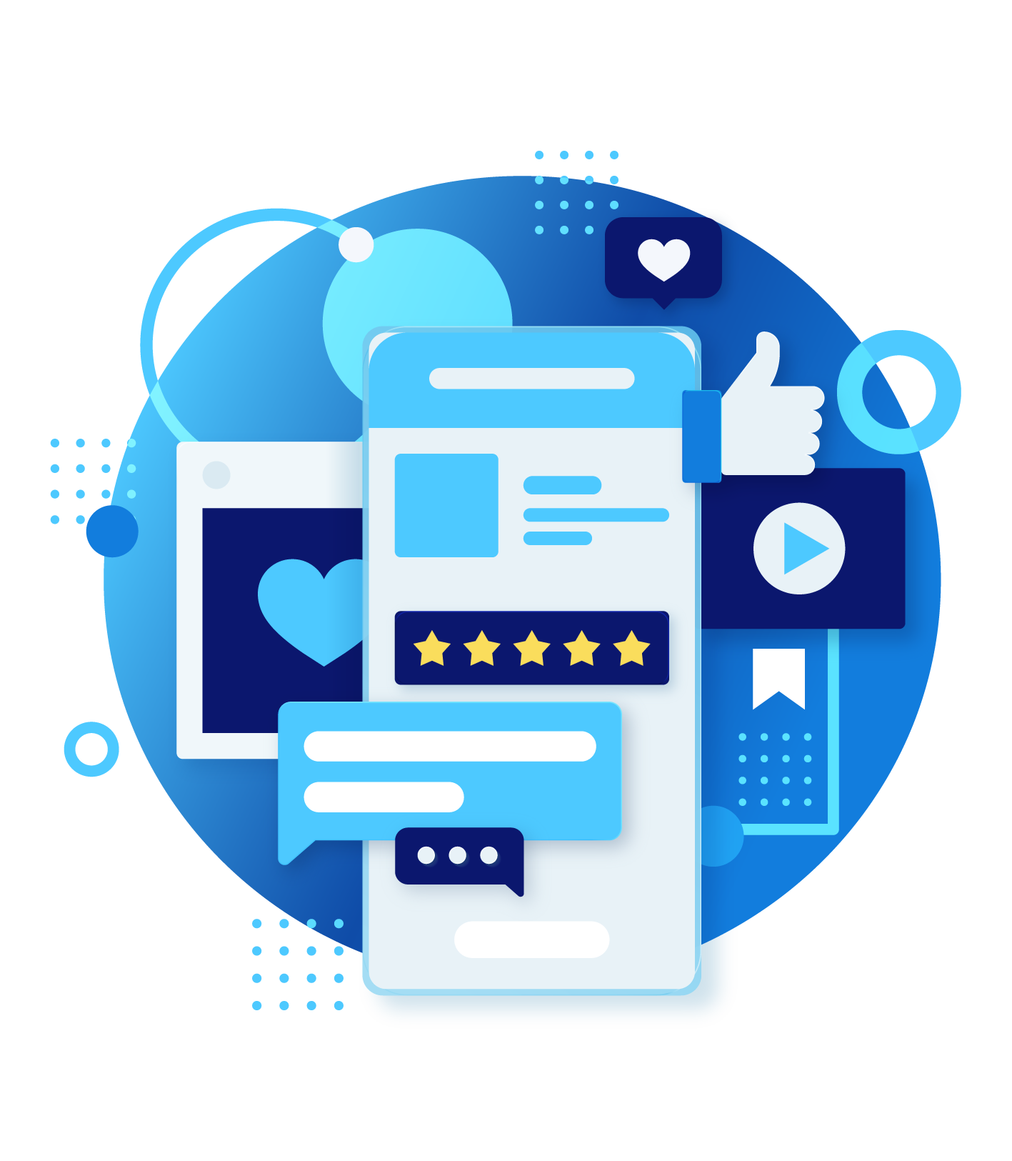High-converting native social ad creatives