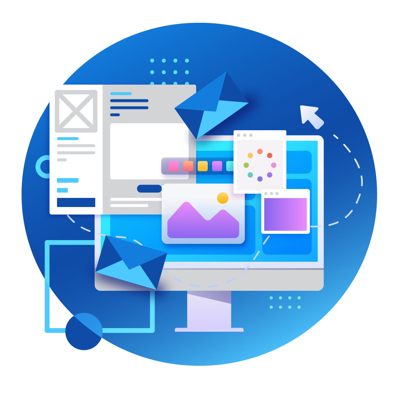 Interactive performance dashboard with integrated rank tracking and conversion lift