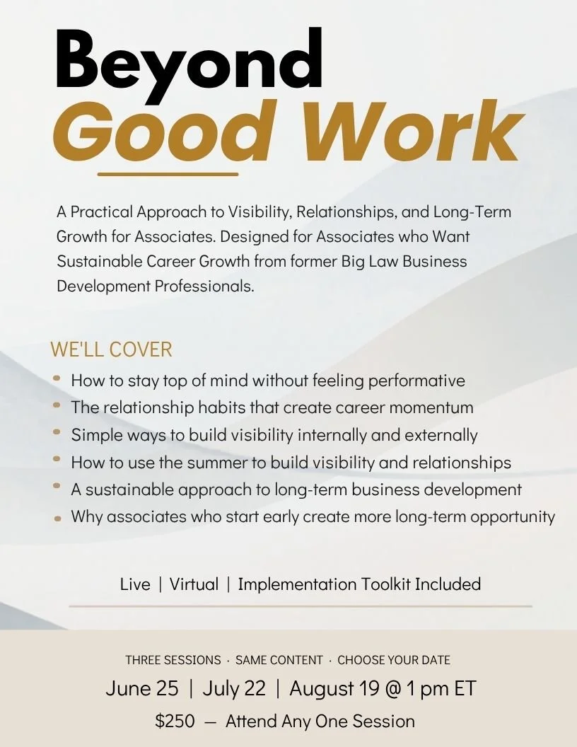 Beyond Good Work
