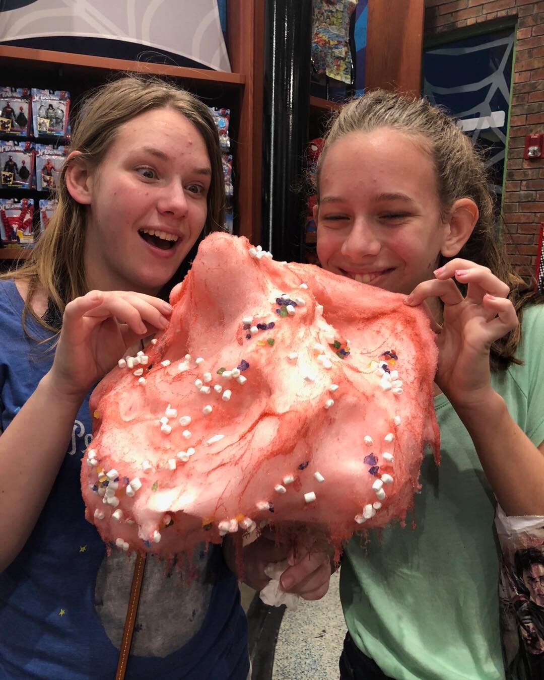 Love looks like something. And just now it looked like standing in line for a million years to get this f@$king cotton candy. Proving, once again, I will do just about anything for my kids. We all agreed, it was worth it...#crazylove