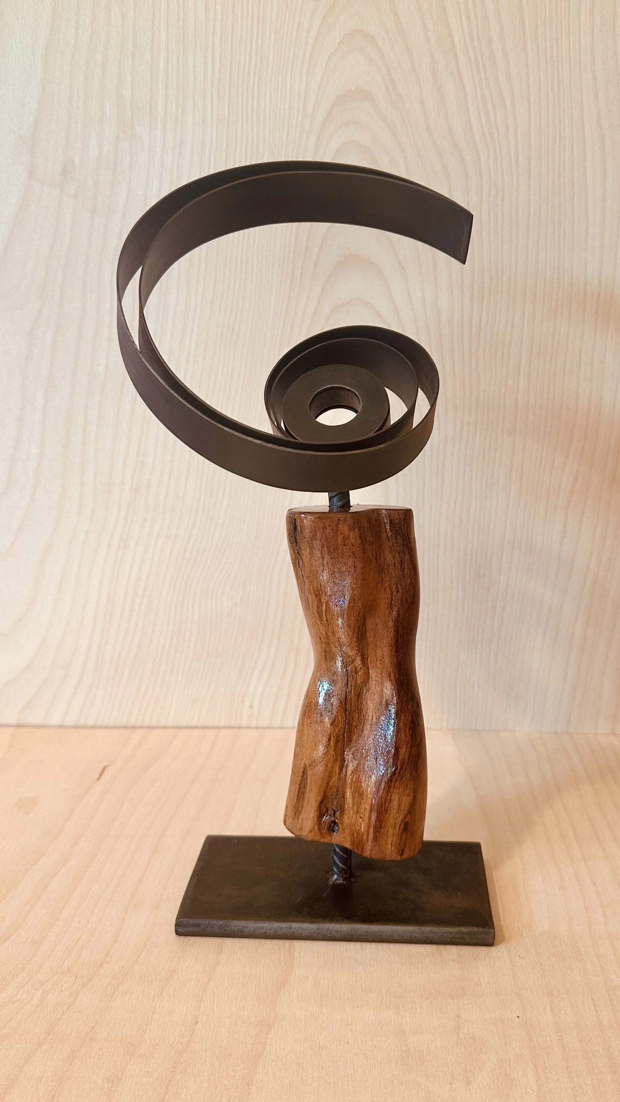 Capture #4 - Blackened Steel and Mesquite Wood
  6.5" x 14"
$175
