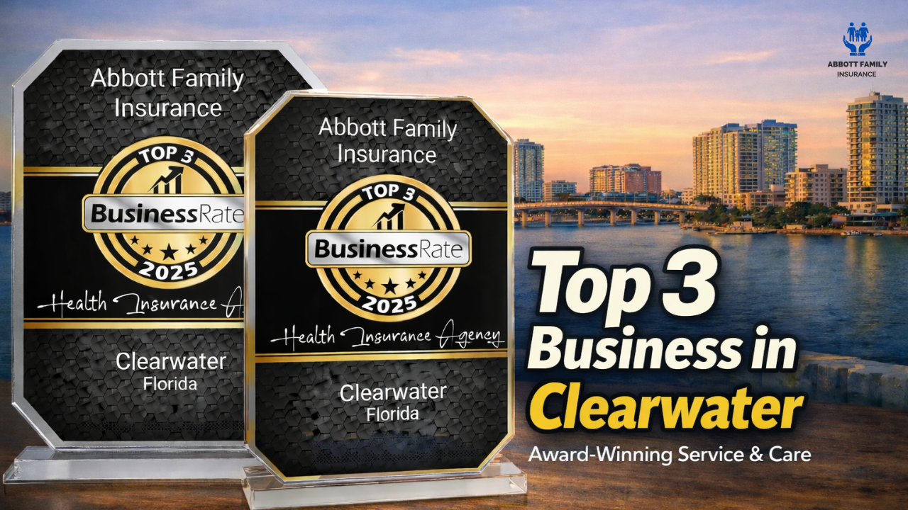 Abbott Family Insurance is Named as the Top 3 Health Insurance Agency in Clearwater