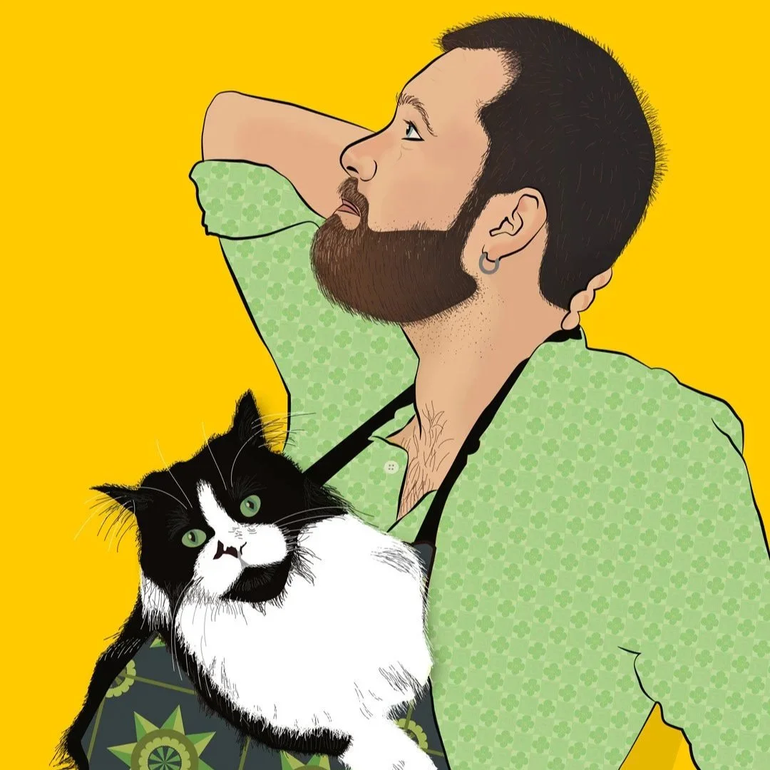 Lad with a Cat