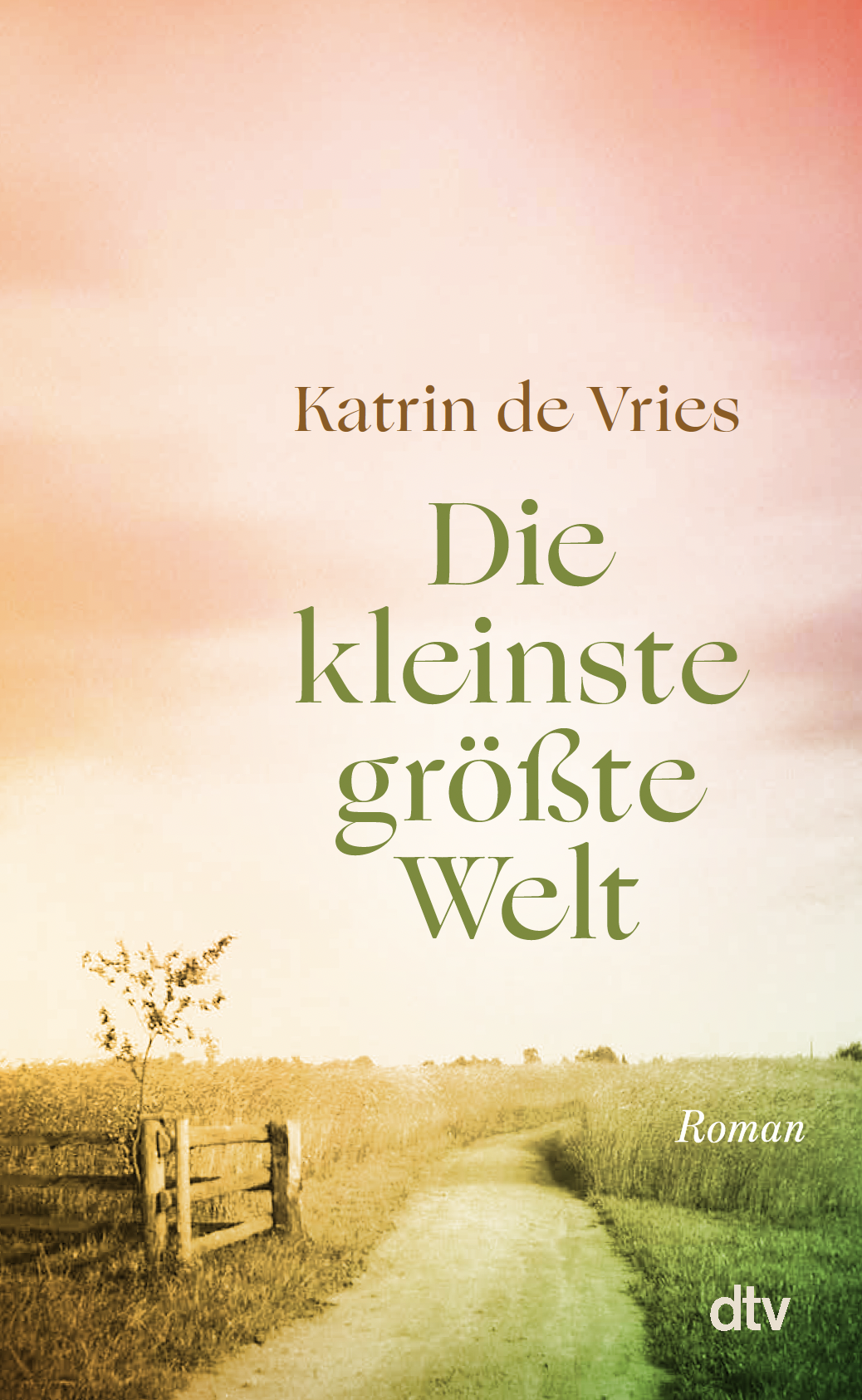 Cover design for Katrin de Vries, Die kleinste größte Welt, dtv, For Rothfos & Gabler