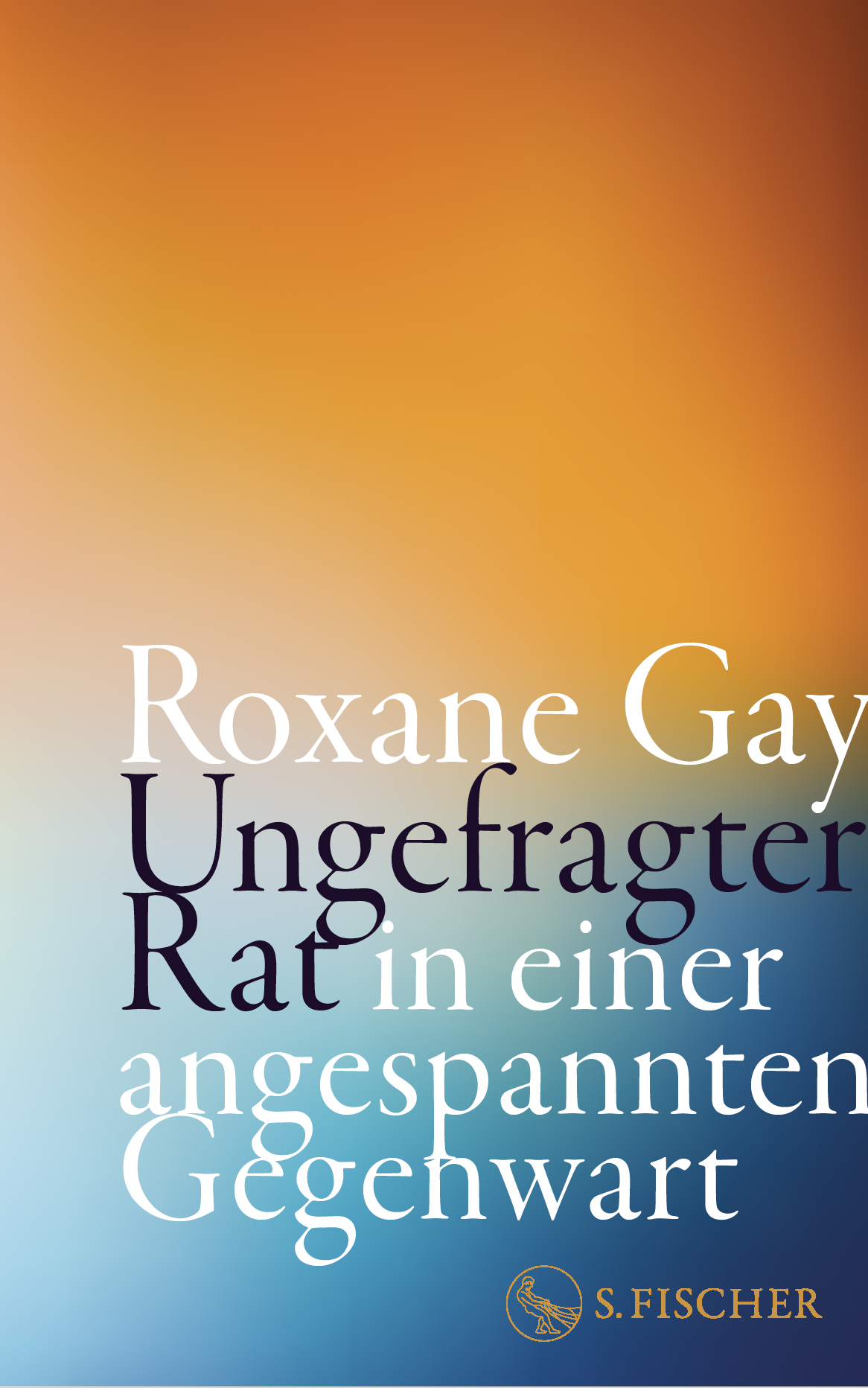 Cover design for Roxane Gay, Ungefragter Rat, S. Fischer