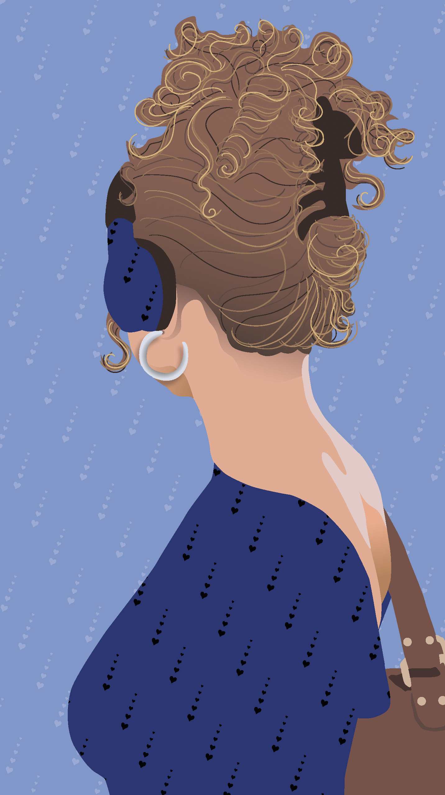 Personal work: Patterned Portrait, © Suse Kopp