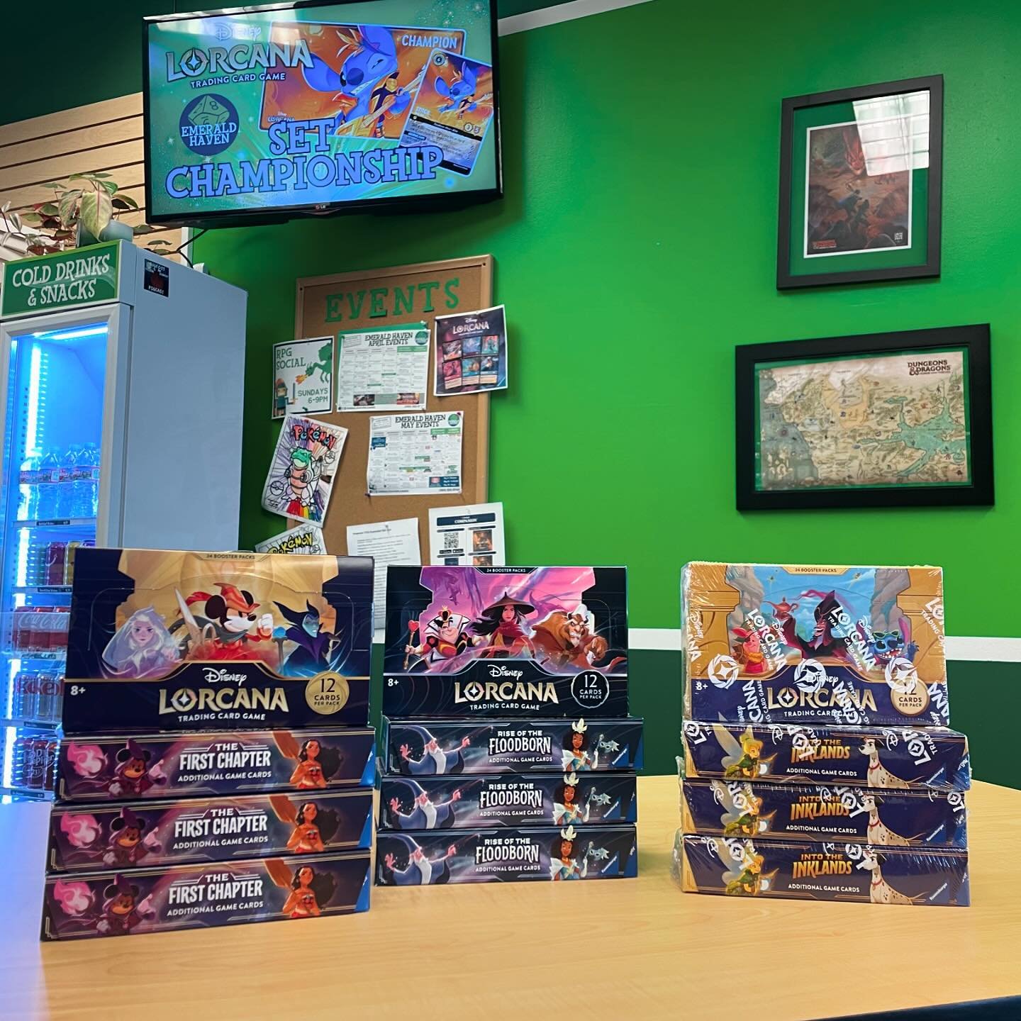 It&rsquo;s a magical day! Our Lorcana Set Championship has begun, and we still have booster packs and boxes available. Good luck to all our players eyeing those enchanted Stitch cards and playmats!