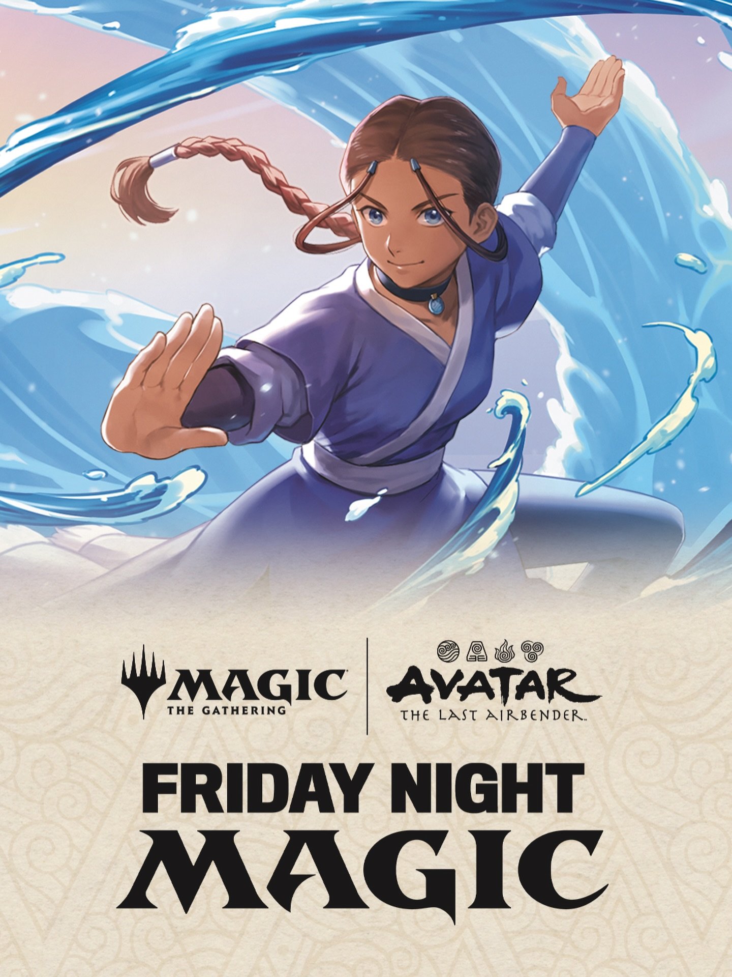 Tonight is Friday Night Magic with open play Commander from 5-9pm 🌊

All of our tables are available for any kind of gaming until then, so drop in with a friend to relax while you&rsquo;re still in holiday mode 🦃