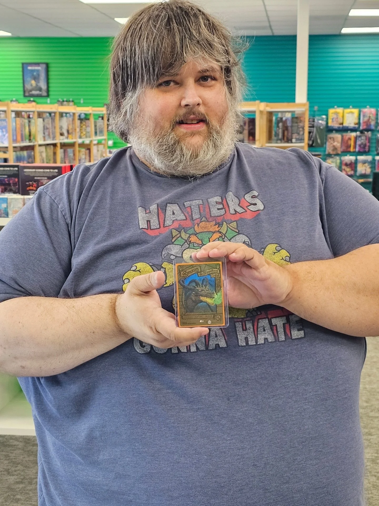 Congrats to Cory who kicked off Day 2 of Pre-Release with a Gleaming Gold Smaug!