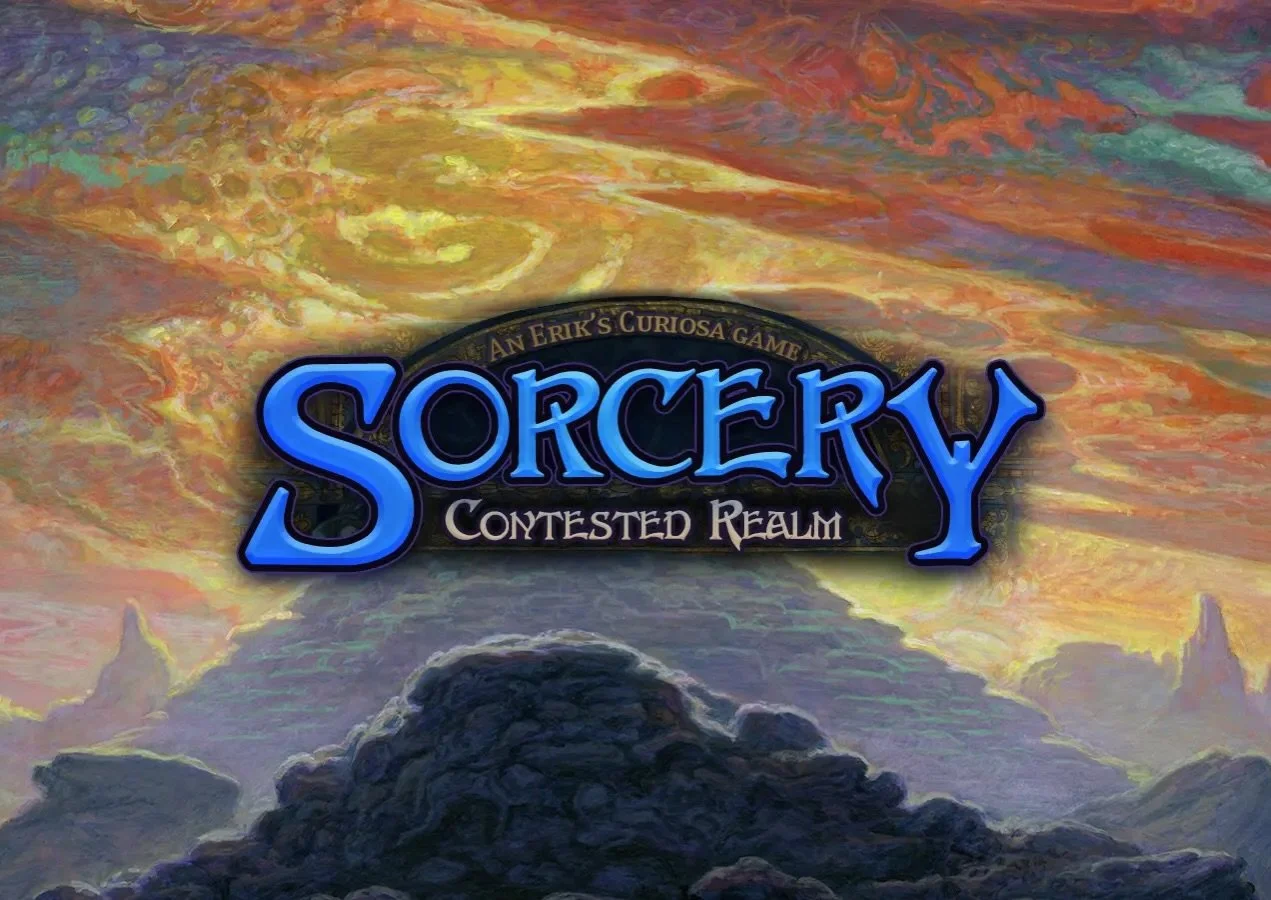 🌄 We now carry and support Sorcery Contested Realm TCG! We&rsquo;ve got starter decks and booster packs available, and a great community is here ready to teach new players. Join our free Sunday Sorcery meetups each week to start earning Dust rewards