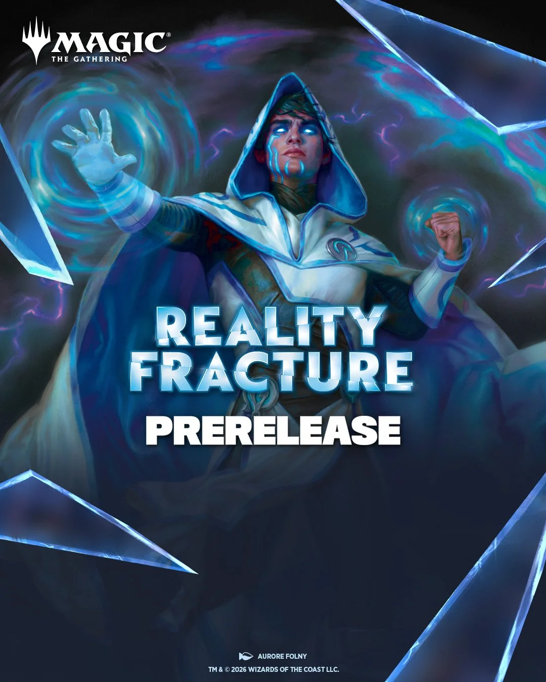 Mastermind mage Jace Beleren has pushed reality to its breaking point. An alternate Multiverse of his own creation threatens to overtake the current one, and just one brave team of heroes stands in the path of oblivion. Be on the lookout for twisted 