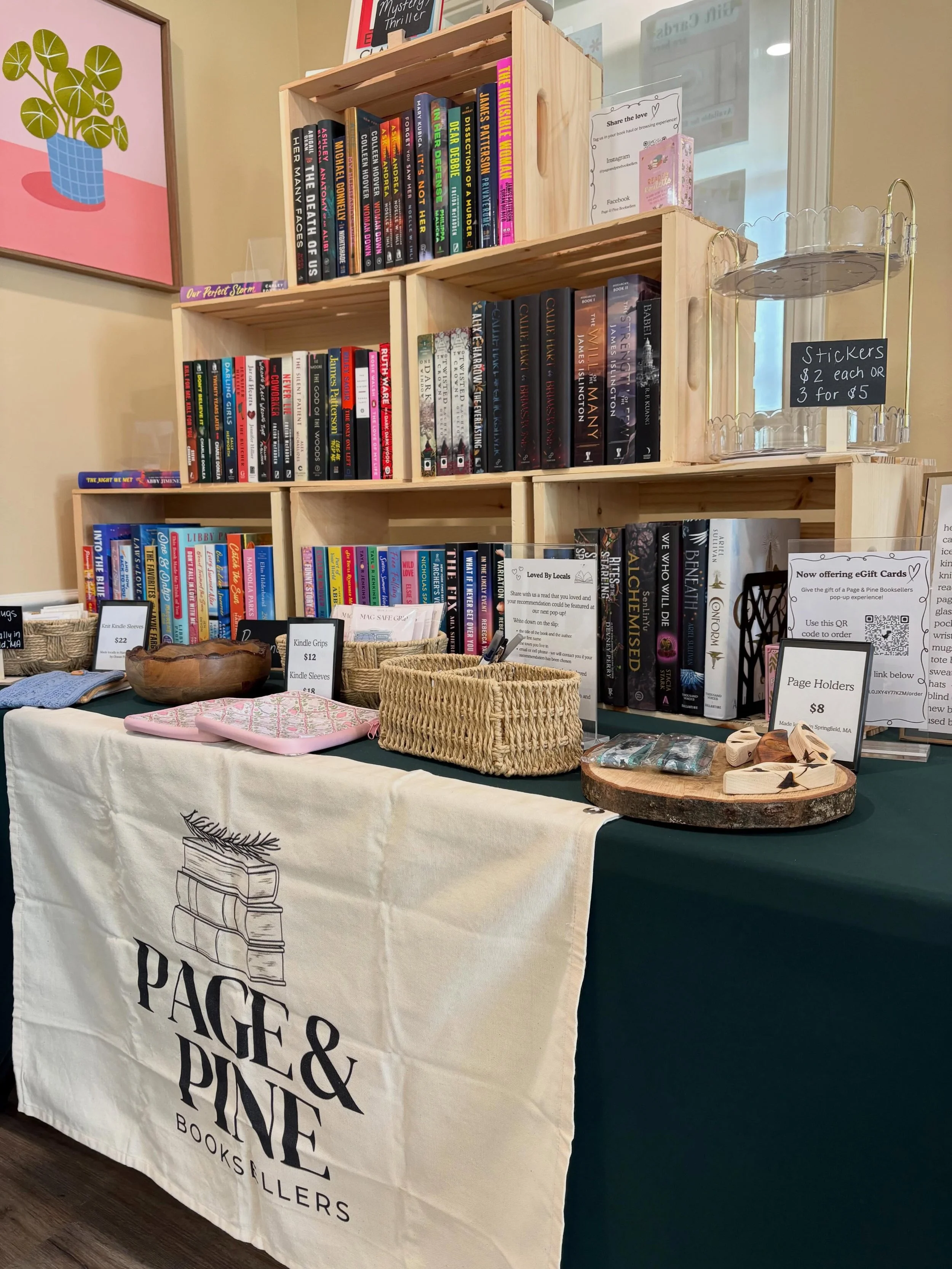 Book sale today!! Come check out all sorts of new books and all of the cutest reading accessories with @pageandpinebooksellers today at 1 Crane Park Dr till 1pm today