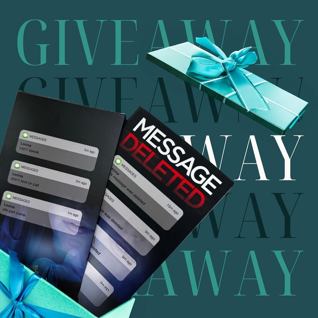 A giveaway has just been announced for this limited edition copy of MESSAGE DELETED 👀 comment &lsquo;LINK&rsquo; if you&rsquo;d like me to send you the link!