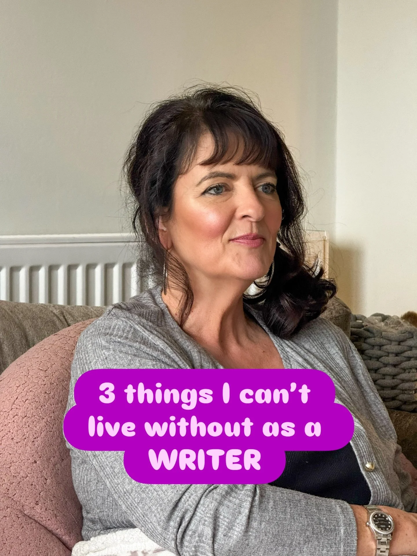 The 3 things I can&rsquo;t live without as a writer! 

I&rsquo;ve found that as long as I have these three things, I can happily get on with my work.

If I&rsquo;m missing even just one, then there&rsquo;s no way I&rsquo;m going to have a productive 