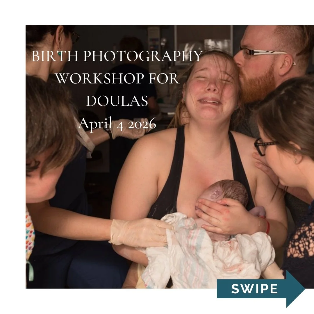 📸 Birth Photography Workshops for Doulas are back!

🌲Join me April 4, at our new location in Val des Monts for a small-group, hands-on workshop.

*how to set up a photo so it tells a story
*angles to capture beautiful images
*using the light you ha