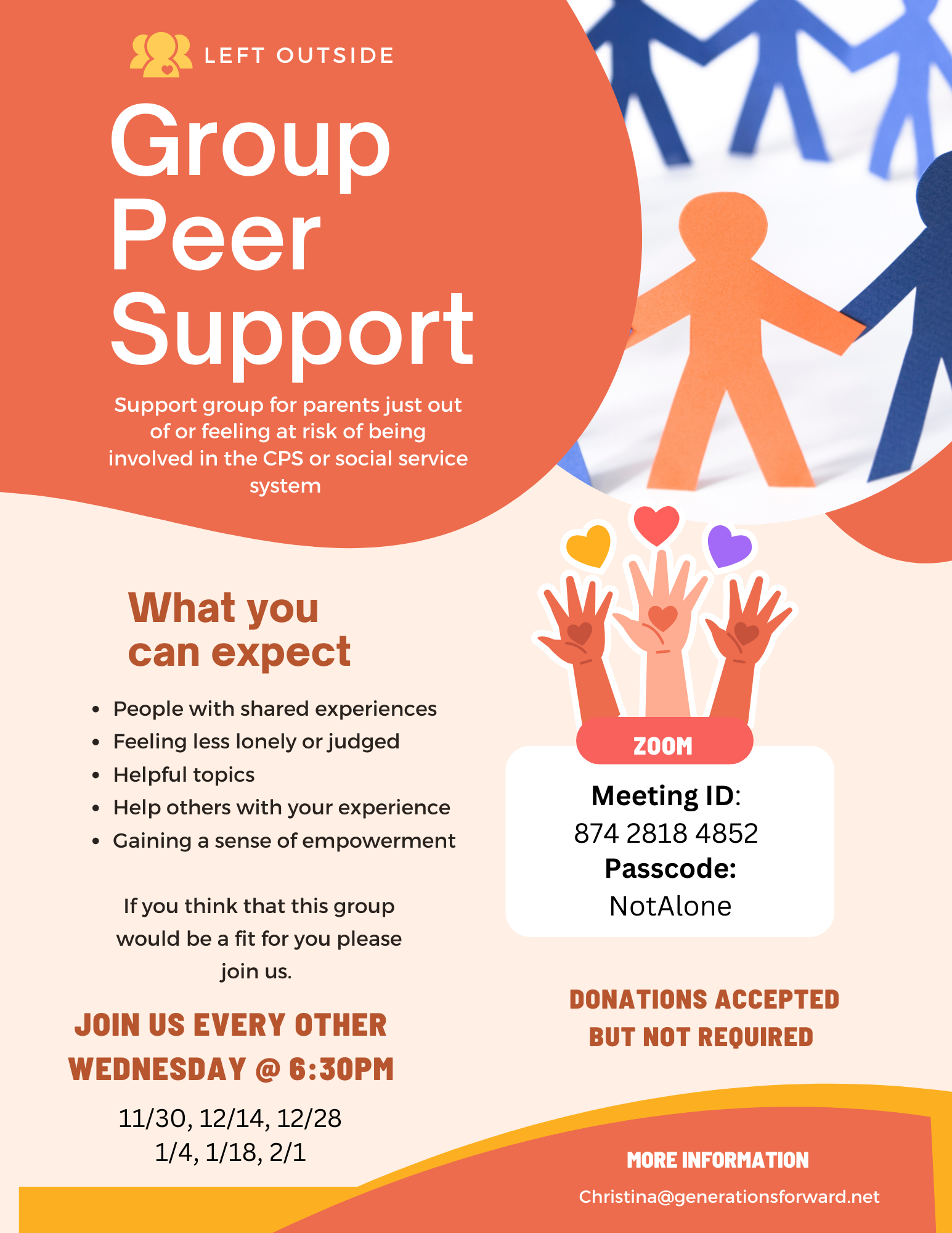 Left Outside Peer Support 