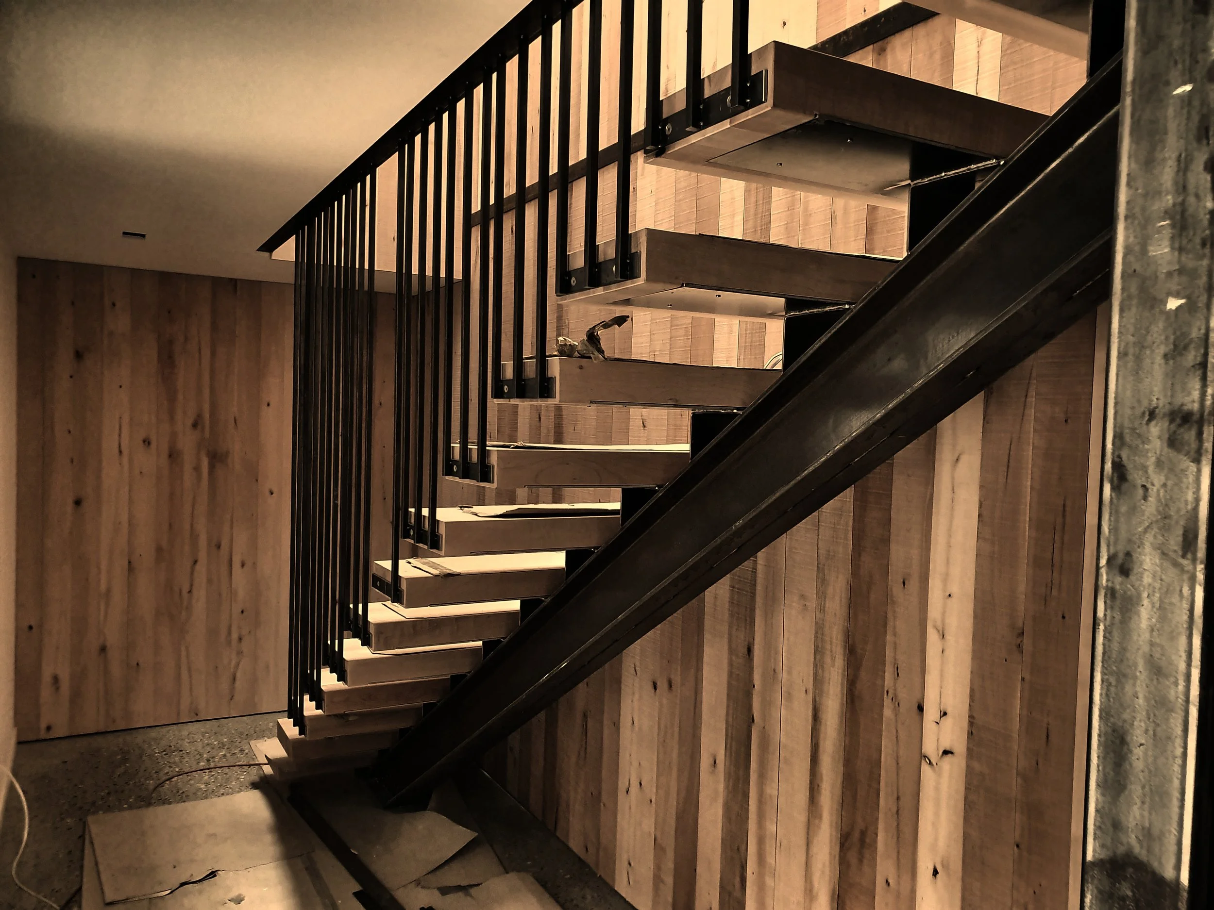 custom steel staircase