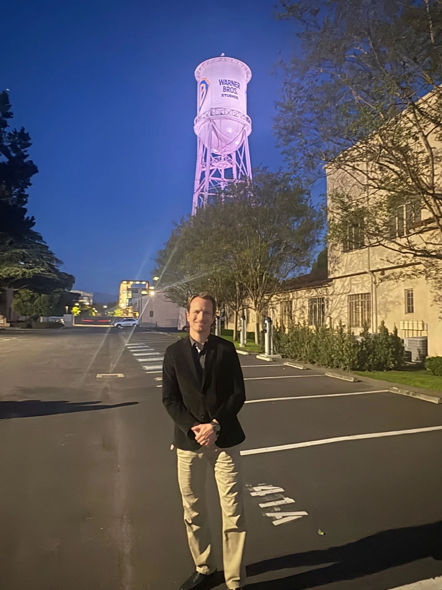 On the Warner Bros. lot for the HBO Max screening of Reframed: Next Gen Narratives