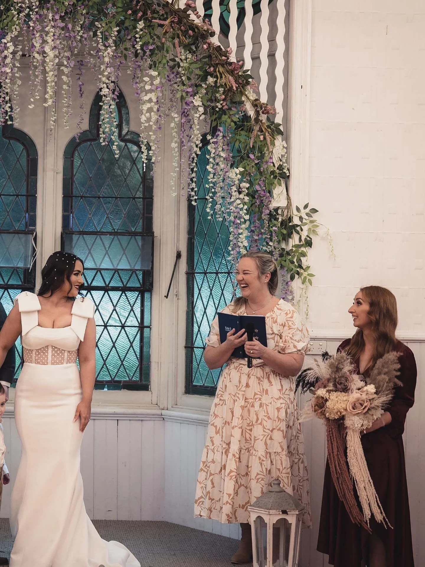 I love this picture as it is me madly in love with the beautiful bride Jess, but also behind me is future bride Cass. 
Both such incredible women. Yeah The Girls!
&nbsp;🤍
#funweddingsonly
#weddingreels
#celebrantwithvibes
#yourloveyourway #noawkward