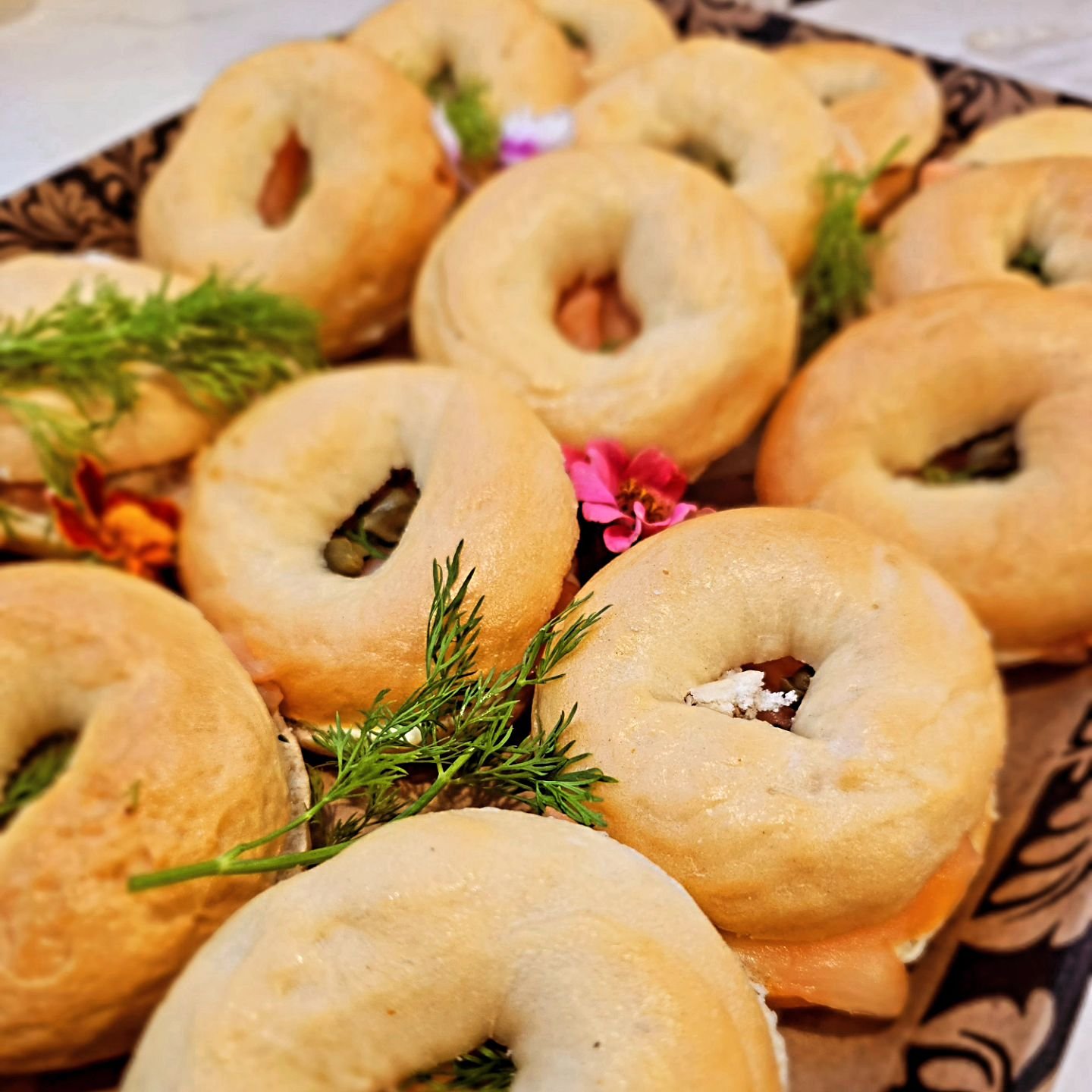 These delish Mini Bagels are available to order straight from our website 👇

https://orders.ellajayecatering.co.nz/

*Image is of our Smoked Salmon &amp; Cream Cheese Mini Bagels