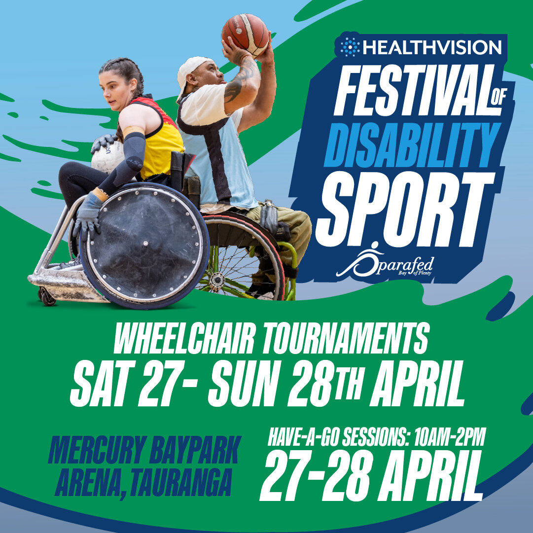 🌟 Come along to the Healthvision Festival of Disability Sport in Tauranga on 27 &amp; 28 April and HAVE-A-GO at different activities! 🌟
HAVE-A-GO sessions are tailored for individuals with physical disabilities, including low vision and hearing imp