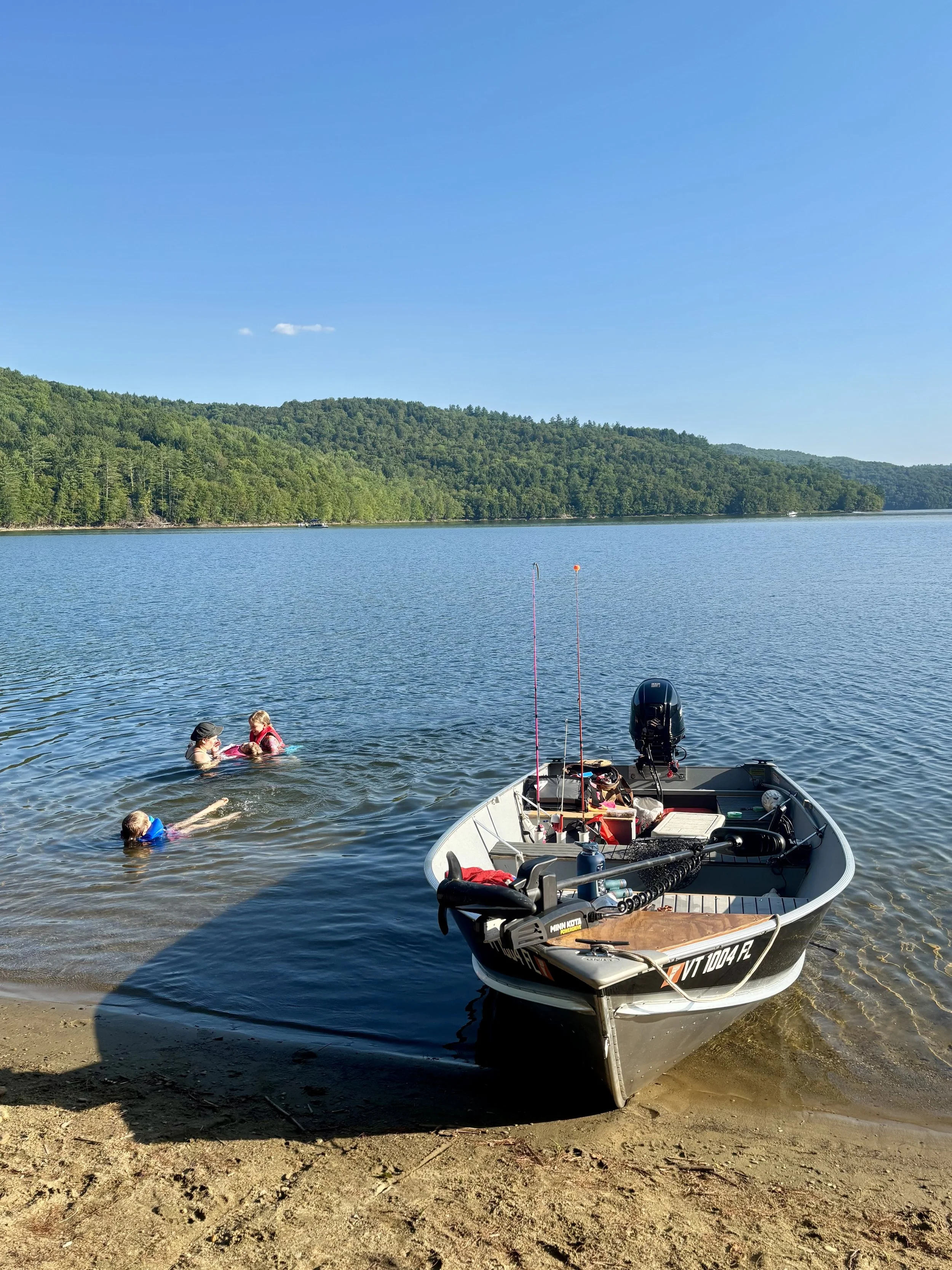 Family Swim Waterbury Vermont Summer Vacation Guided Trip.jpg