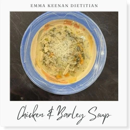 Creamy Chicken &amp; Barley Soup