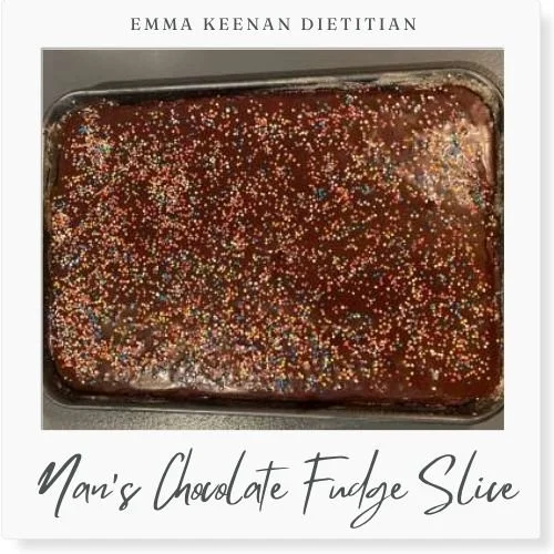 Nan’s chocolate Fudge slice