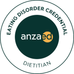 ANZAED Eating disorder dietitian credentialling badge