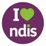 I heart NDIS badge
