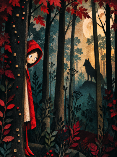 LITTLE RED MET A WOLF