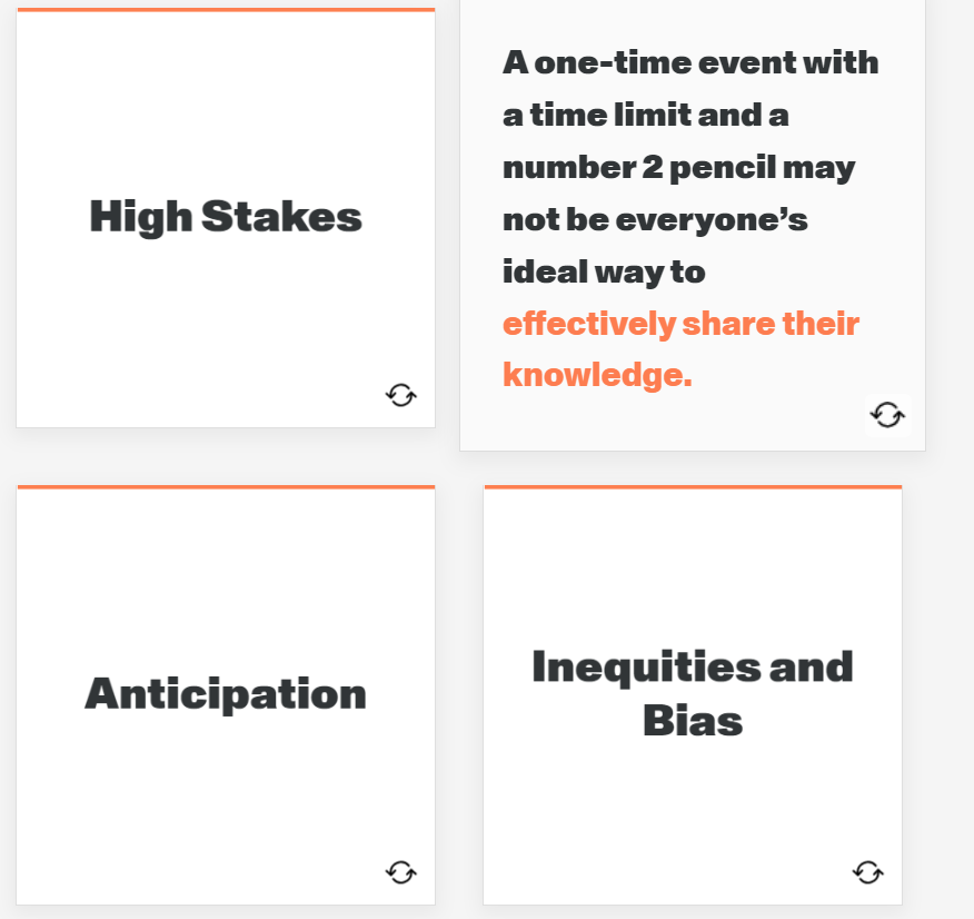 Content acknowledges areas of uncertainty, empathy, and grey areas.