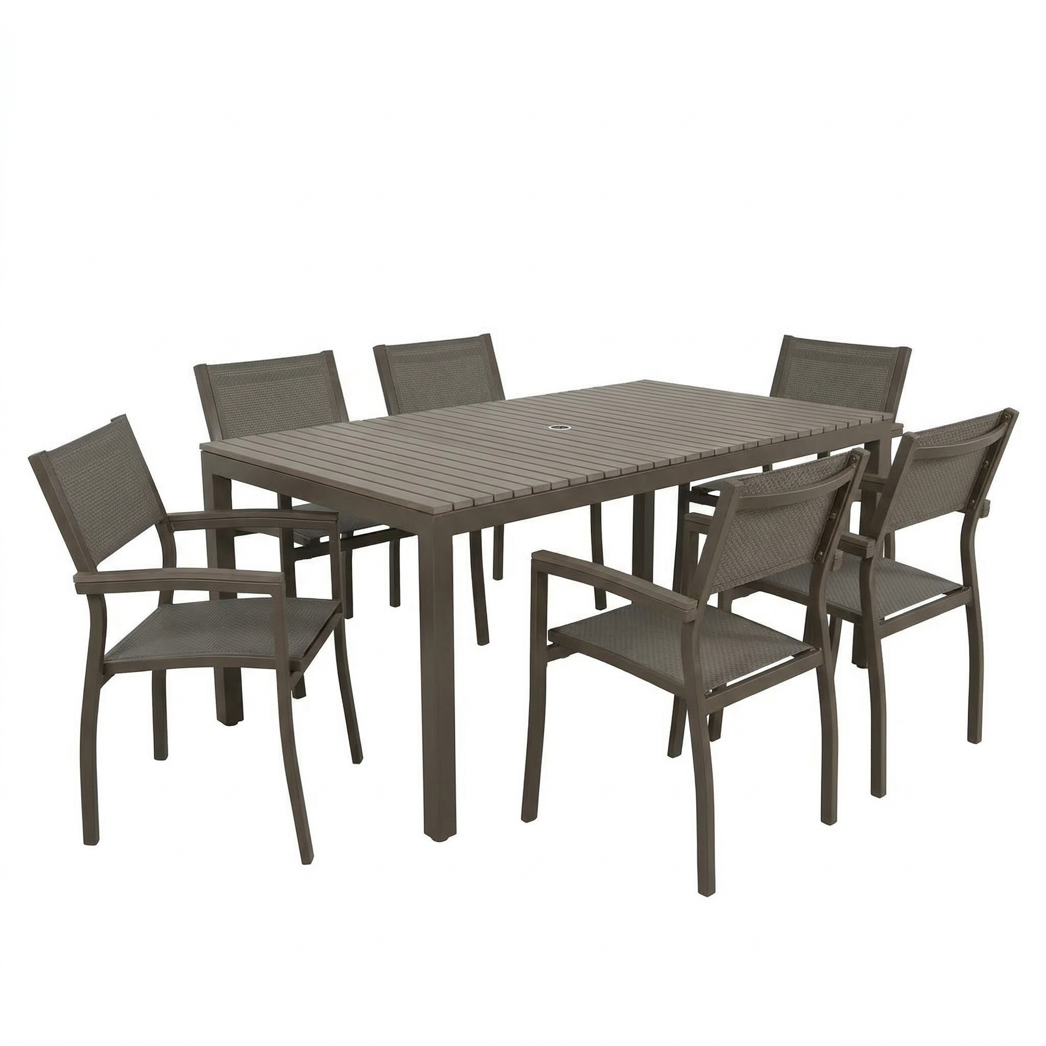 65 Unbanded Patio Heaven Riviera Rectangle Dining table Grey.png