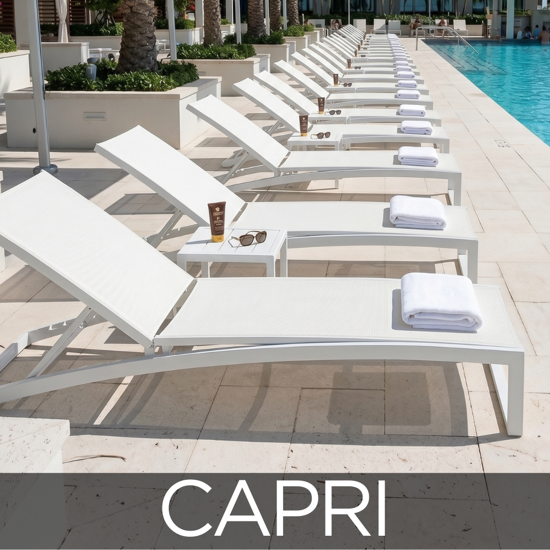 Capri Collection Commercial Outdoor Patio Furniture 