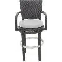 Wicker Swivel Bar Chair For Patio