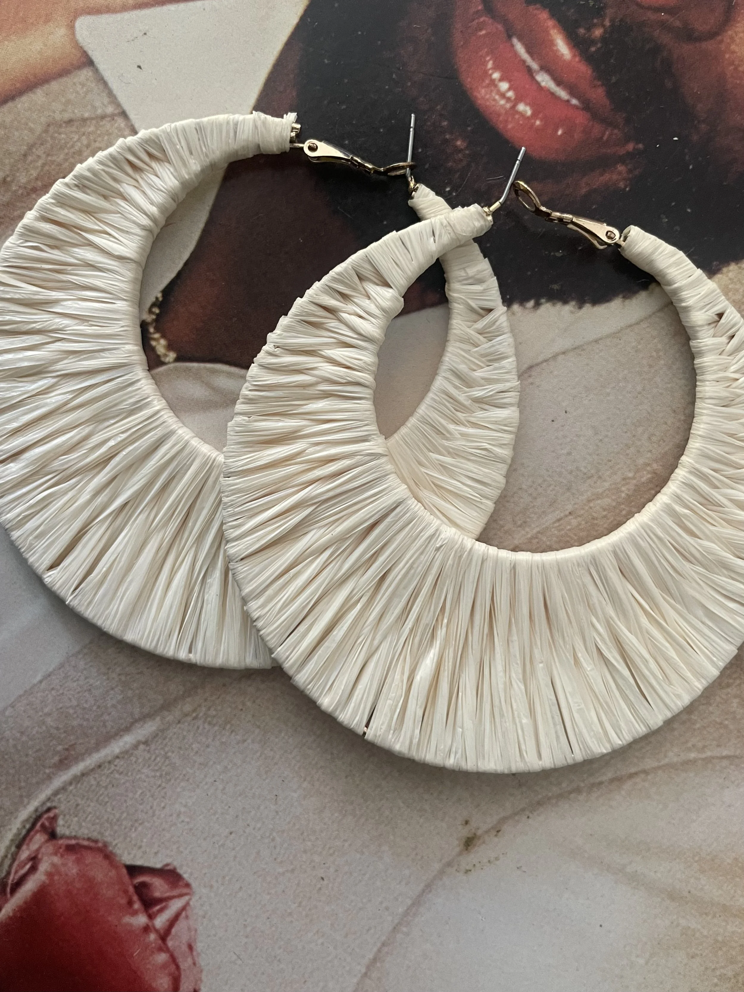 RUMI HOOPS (CREAM)