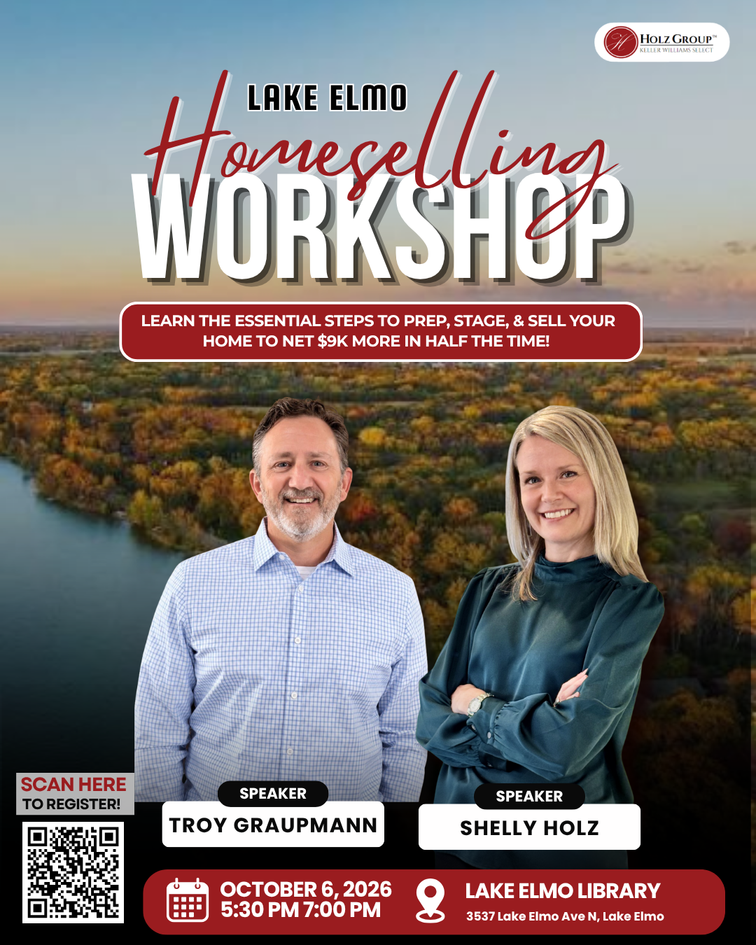 Fall Lake Elmo Home Selling, Staging &amp; Prep Workshop
