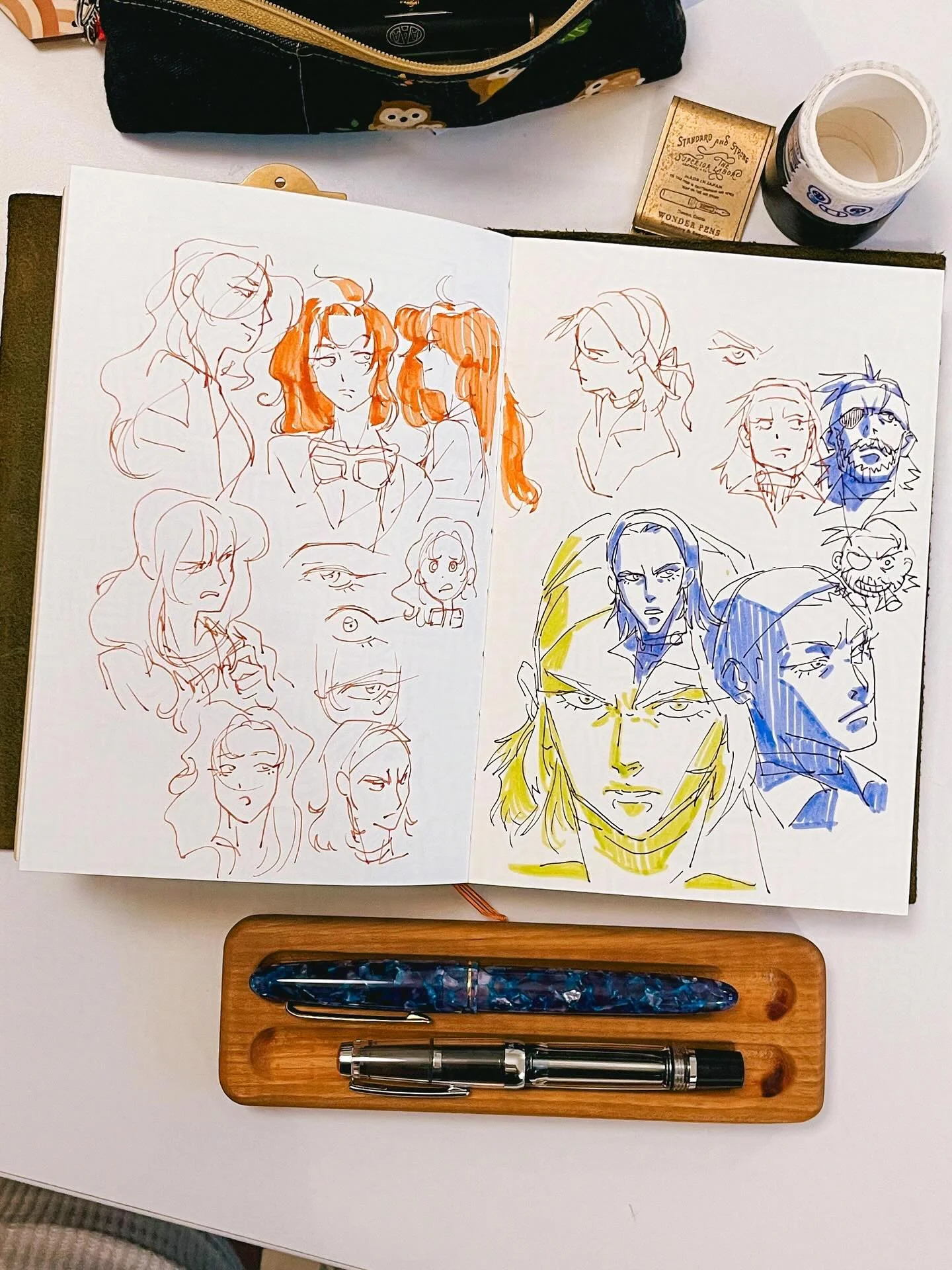 Got Snakes on the brain. 

#snakeeater #metalgearsolid #mgs3 #esterbrook #estie #twsbi sketchbook