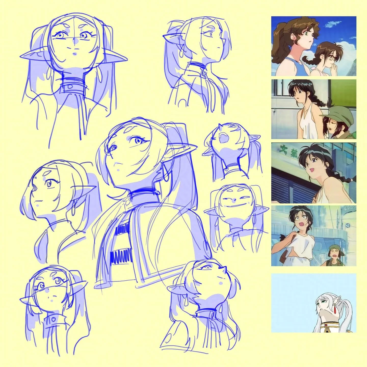 This is a real doozy of an angle and one I&rsquo;m always struggling with, but somehow love having a go at it at the same time. So don&rsquo;t worry if you struggle with it too, it takes practice and studying.

I like to pull up reference to study an